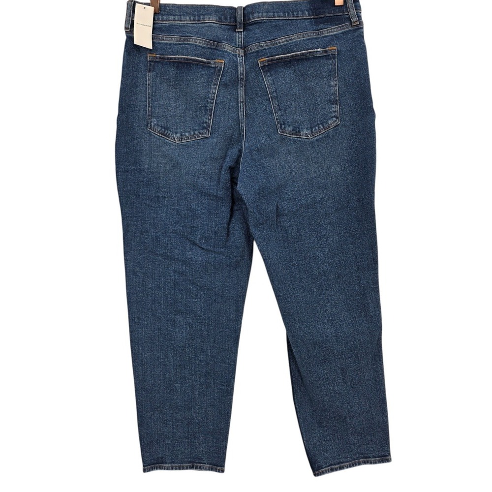 Abercrombie & Fitch Womens Plus Size 33 The Mom High Rise Jeans NWT - Picture 4 of 13